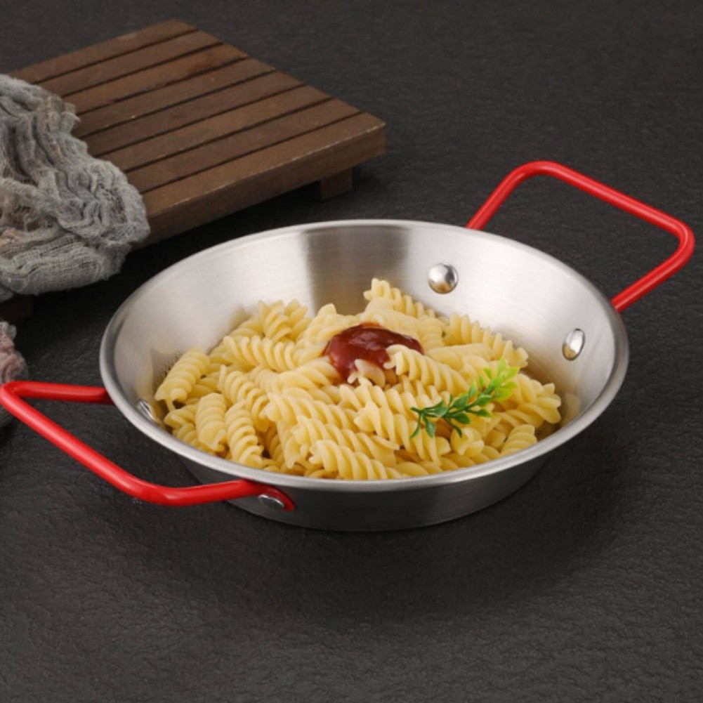 Stainless Steel Serving Tray with Polished Finish for Home Kitchen and Dining