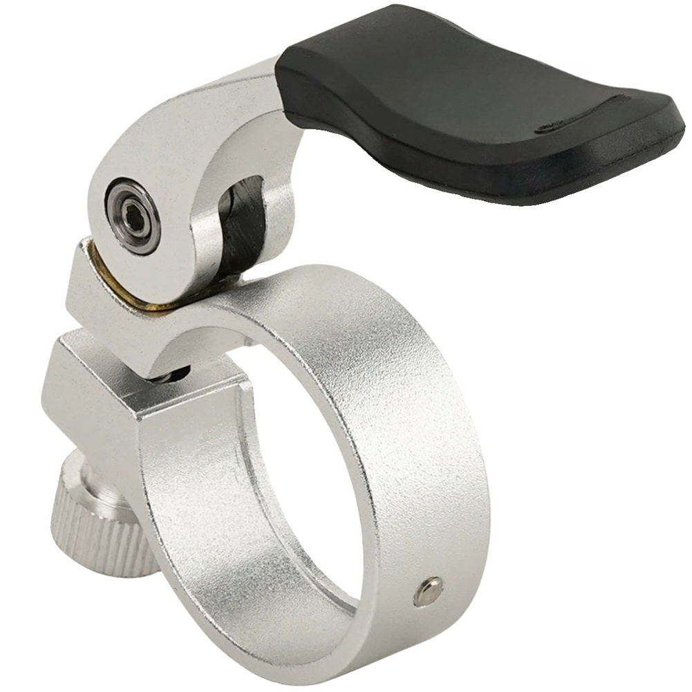 Quick Adjust Seatpost Clamp Silver Aluminum 78 mm Arm Length 34.9 mm ID
