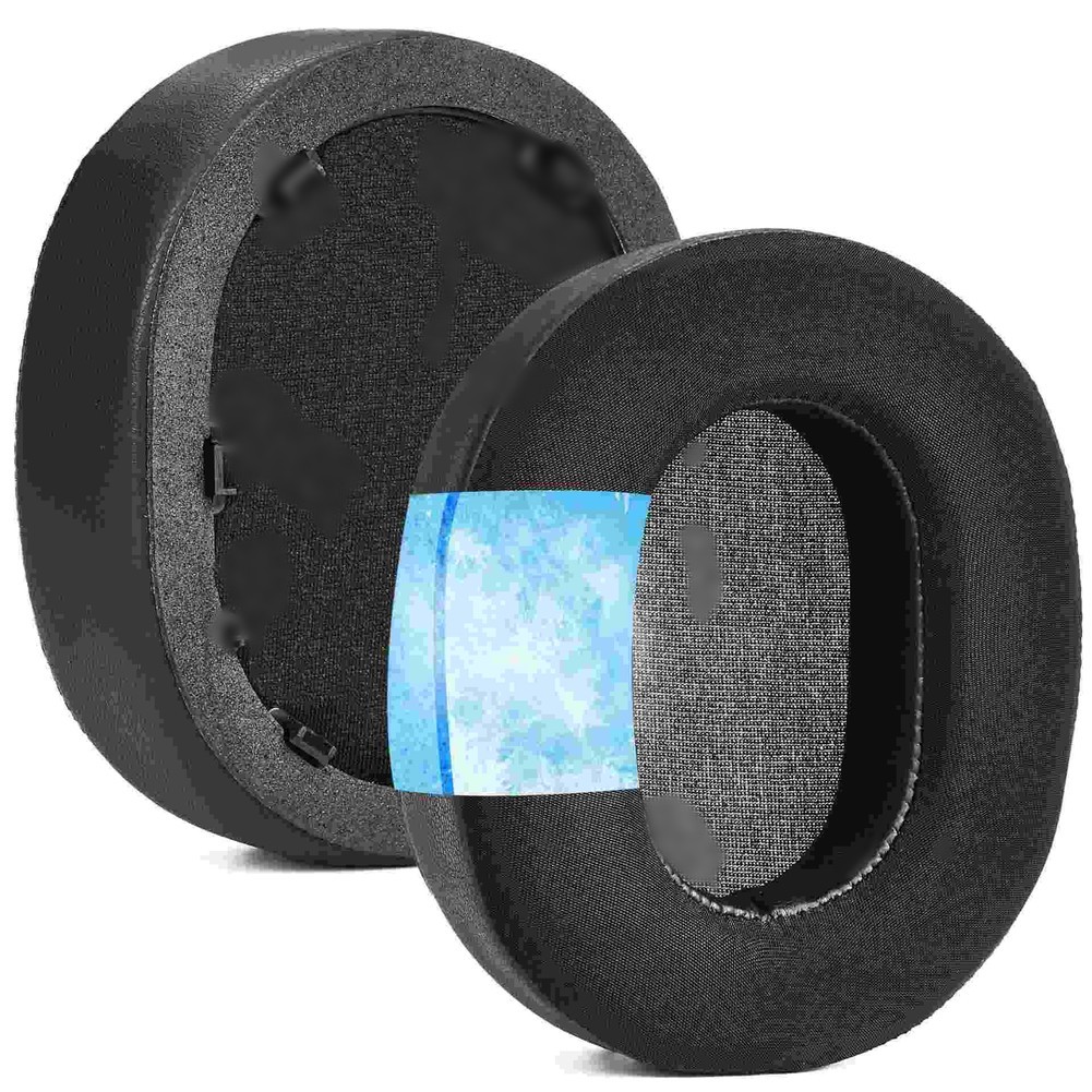 For Sony H9 II WH-G910N H6 Air Black Leather Replacement Ear Pads 10.8 x 3 cm