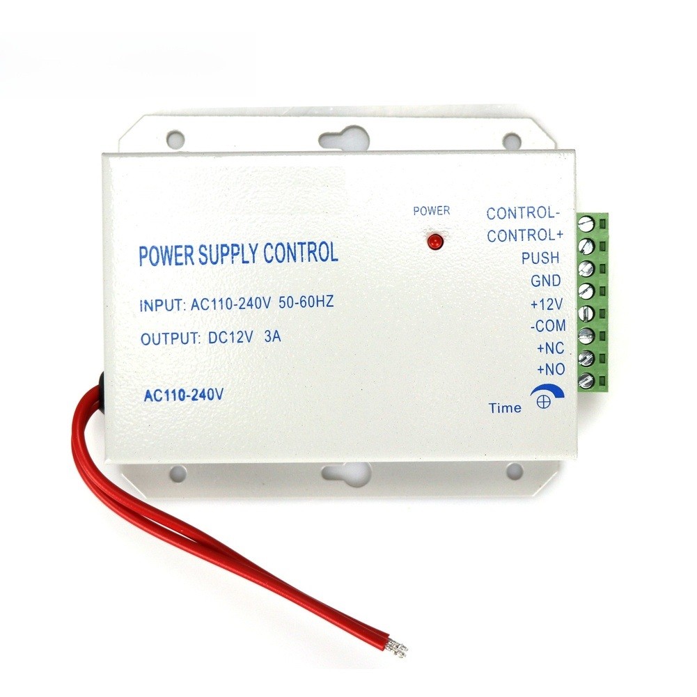 12V 3A Transformer Power Supply for Door Entry Systems Robust Metal Enclosure