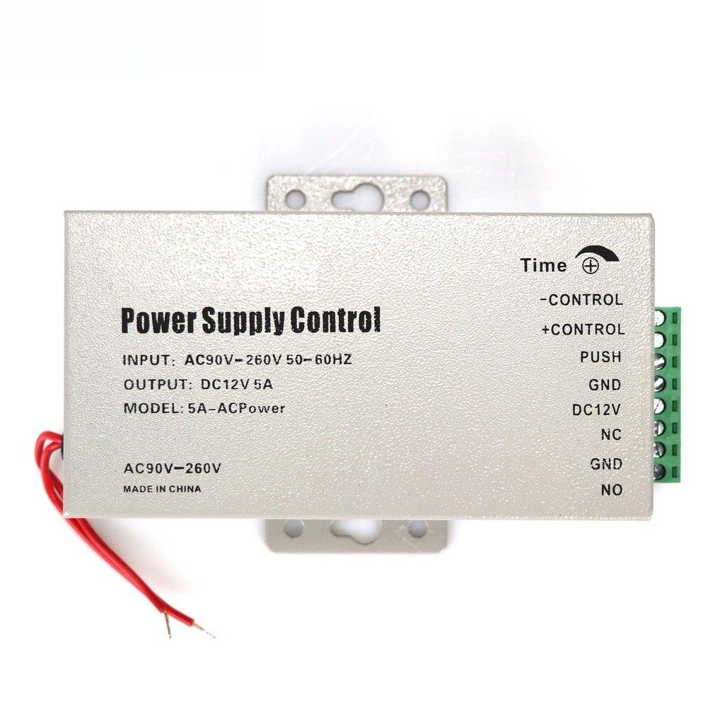 12V 5A Power Adapter for Entrance Guard Systems 90V 260V 50 60Hz Input