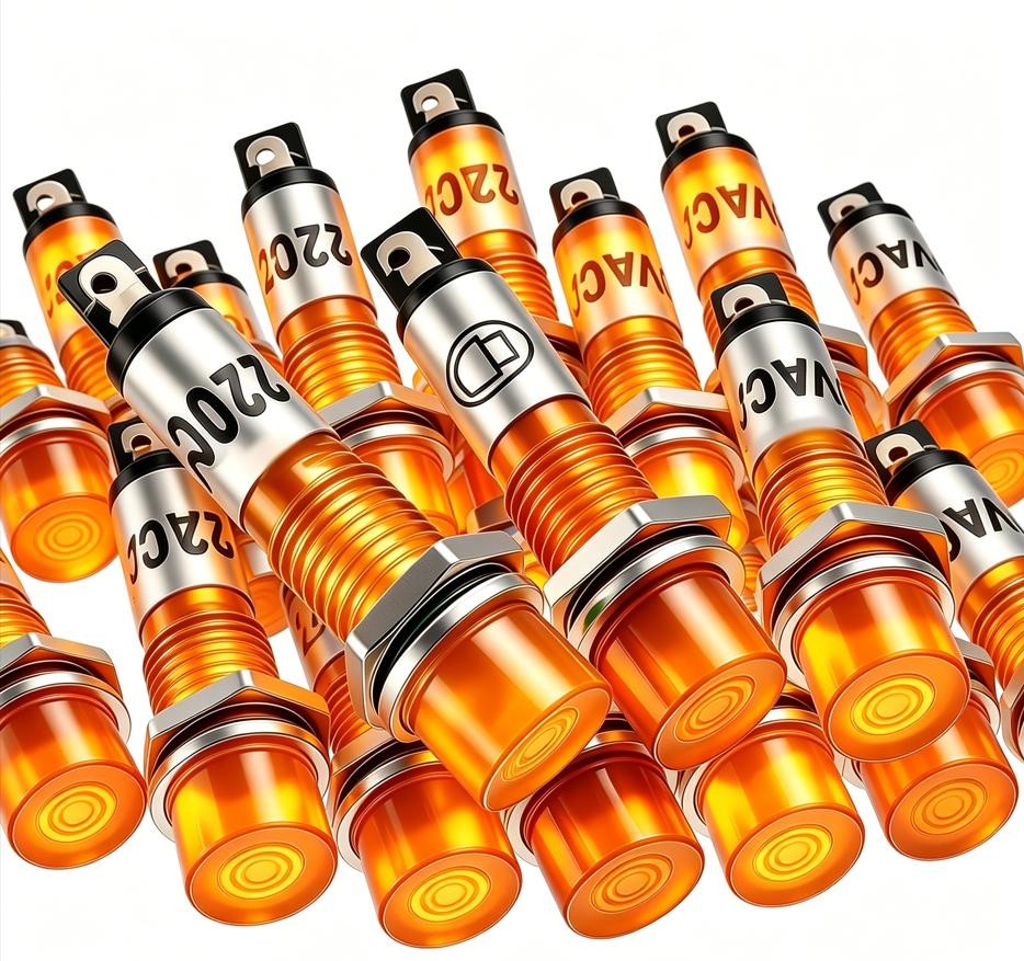 7mm Hole Fit Signal Light for Distribution and Control Panels