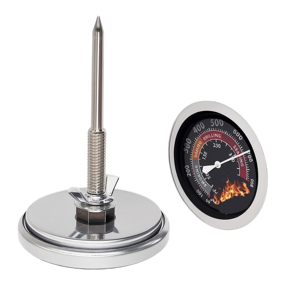 Meat Thermometer with Large Clear – For Accurate Cooking Temp Monitoring