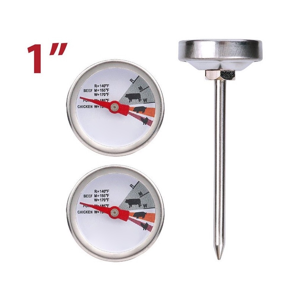 Mechanical Stainless Steel Meat Thermometer No Battery Needed for Cooking