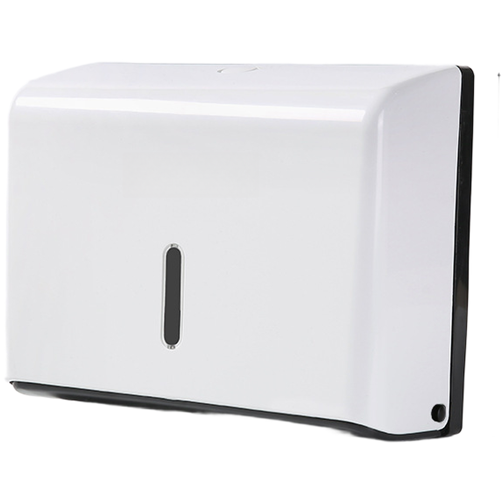 Wall Mounted ABS Plastic Towel Box Waterproof No Drill Easy Setup 26×9.5×19.5cm