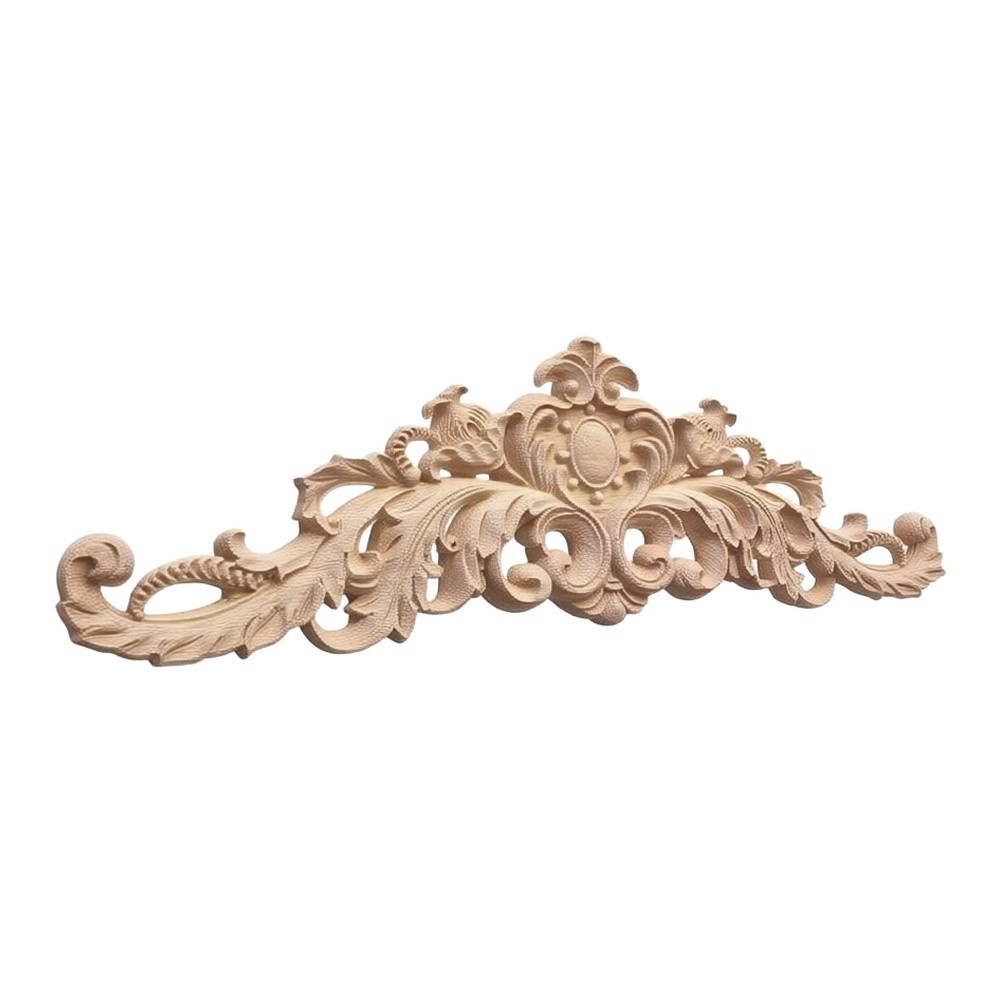 Handcrafted Floral Wood Wall Decor Made from Sustainable Rubberwood for material