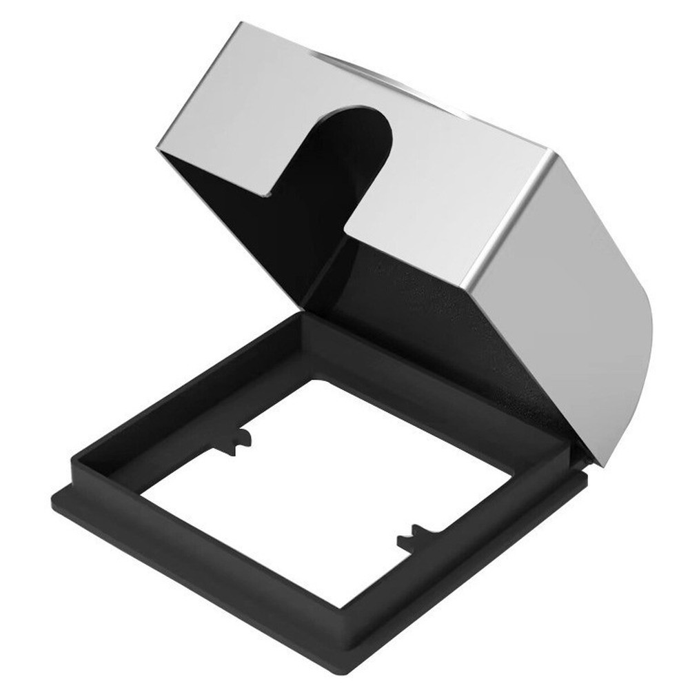 Outdoor 86 Switch Socket Stainless Steel Rain Cover Weather Resistant Box