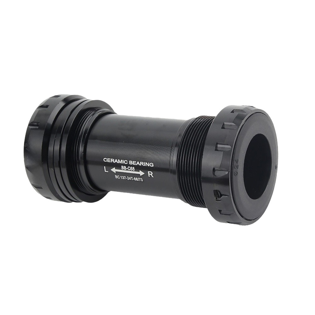 Bottom Bracket BB68 Screw-in Design Aluminum Alloy for 68mm 73mm Bike Frames