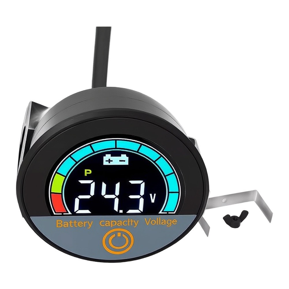 Voltmeter with Off Memory Function for 12V 24V 36V 48V DC Battery Systems