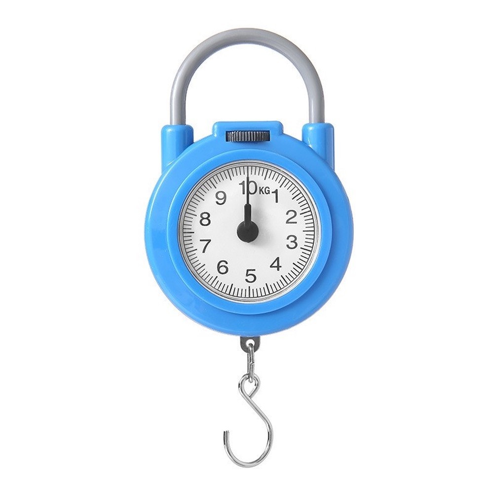 Spring Kitchen Scale with Hook for Space-Saving Storage and On-the-Go Use