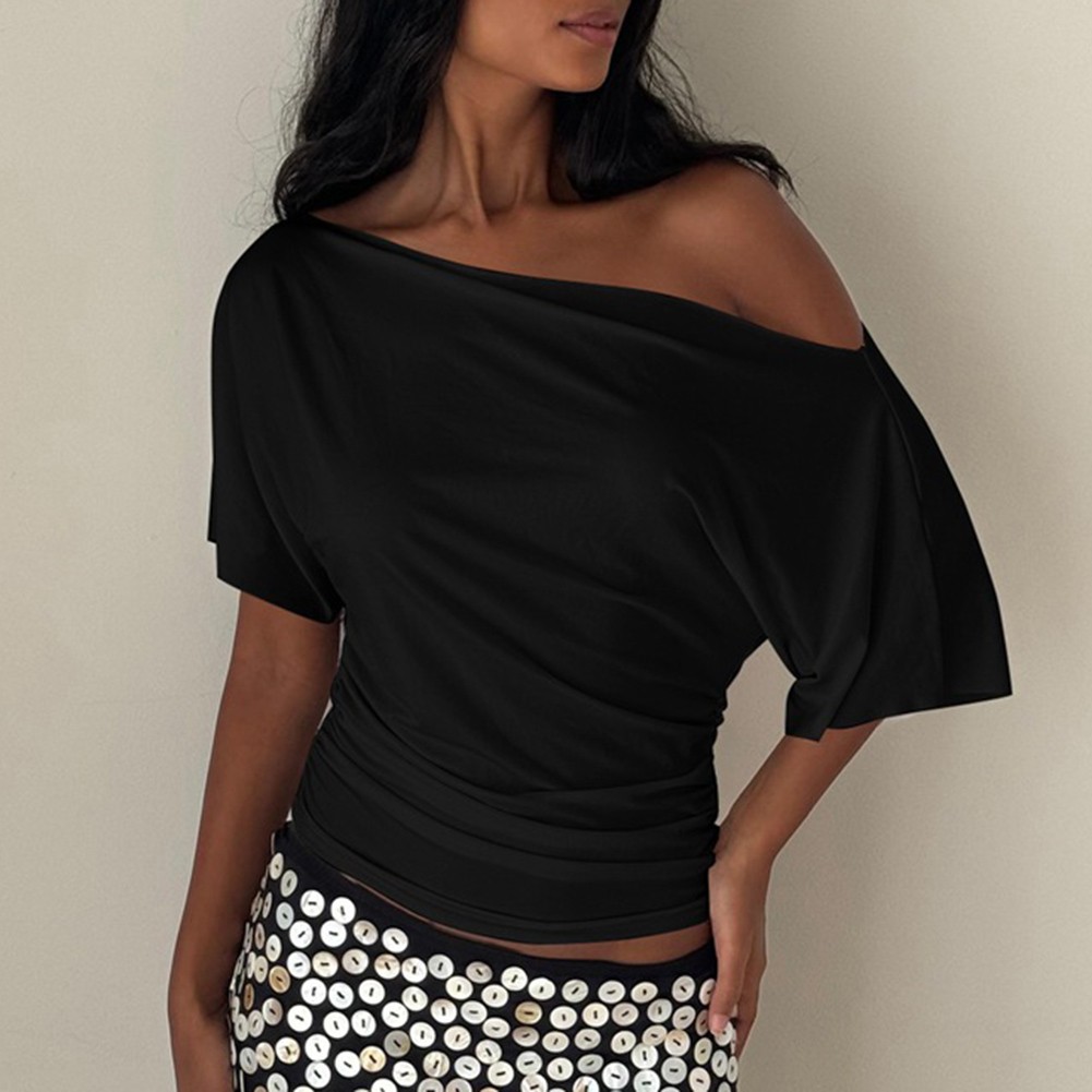For Daily Casual Wear Off Shoulder Crop Top For Spring Season Spring Summer Wear