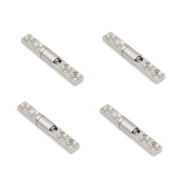 Adjustable Torque Hinge for Laptop with Stable Rotation Nickel Plated 30x18mm