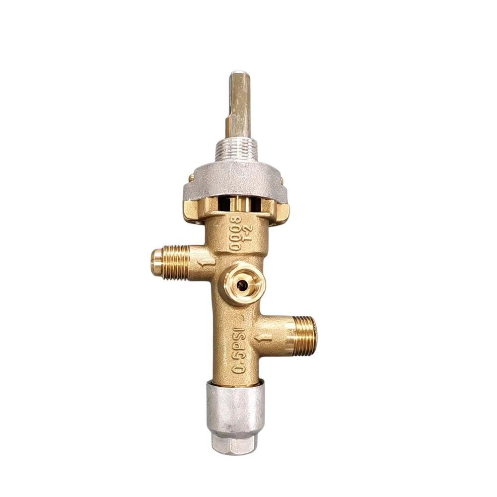 Oven Gas Control Valve Assembly With Flameout Protection and Mother Fire Pipe