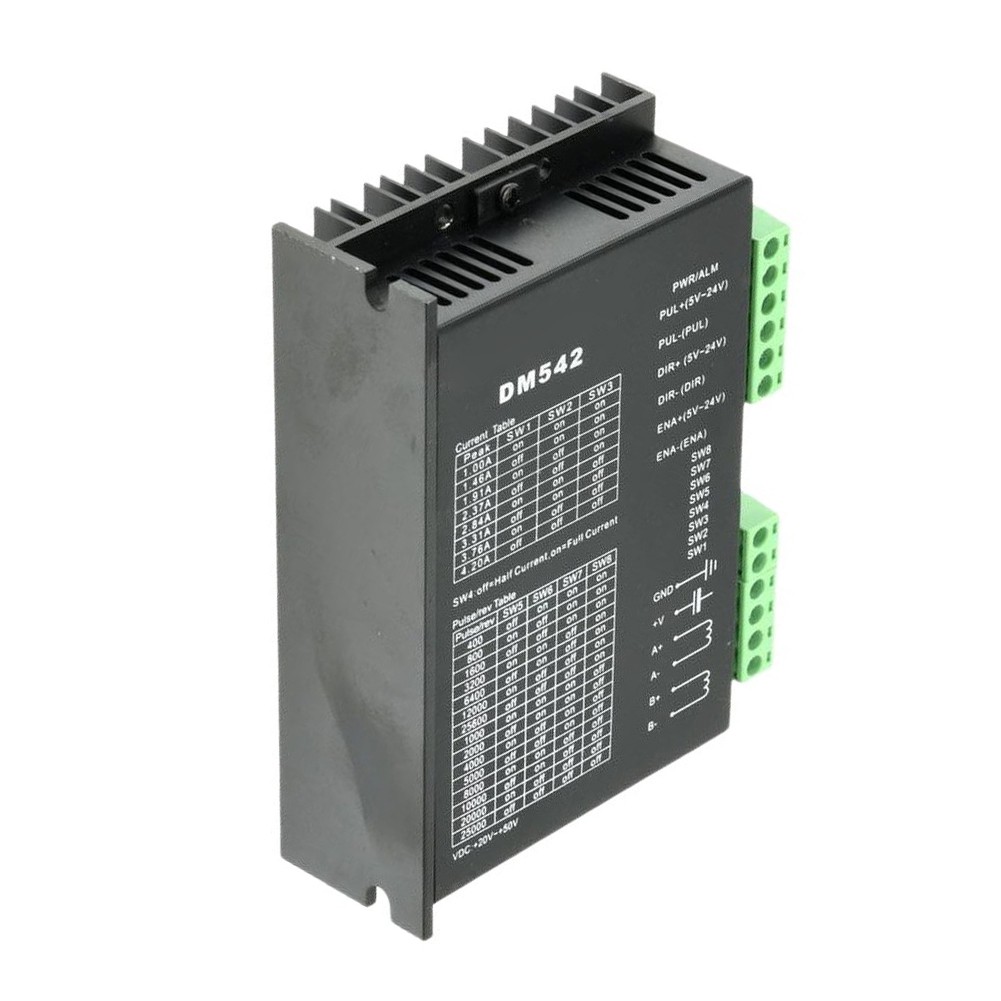 Stepper Motor Driver DM556 DM542 Supports 128 Microsteps Smooth Motion