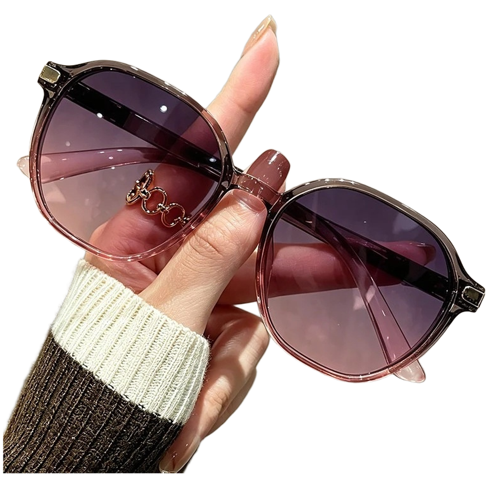 Leichtes UV400-TEILIGESteiliges Gestell im koreanischen Stil für Damen 14,1 x 5