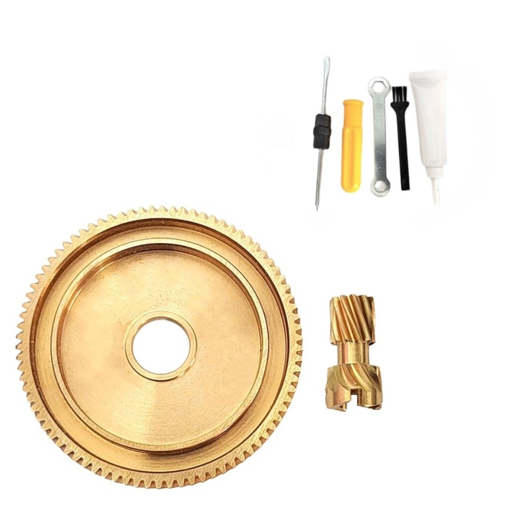 Clutch Gear Set Gold Brass for DAIWA CC80 CR80 AIRD80 Baitcaster 7.5:1