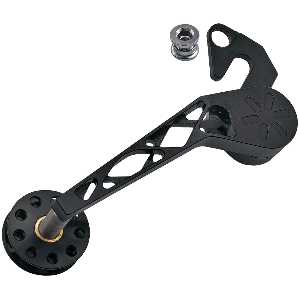 Black or Silver Aluminum Chain Tensioner for Brompton PLine 5/6/7 Speed