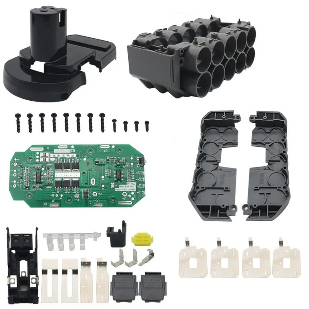 10-Cell For 18V Battery Case Kit with Built-in Protection Board for P103 P108B