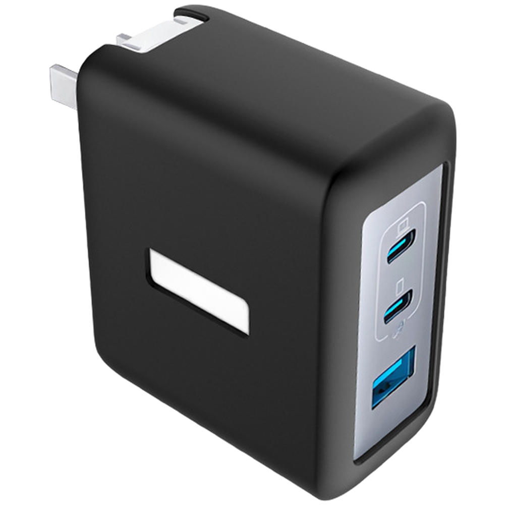Scratch-Proof Silicone Cover for Anker 100W Wall Charger – Black Gray Pink