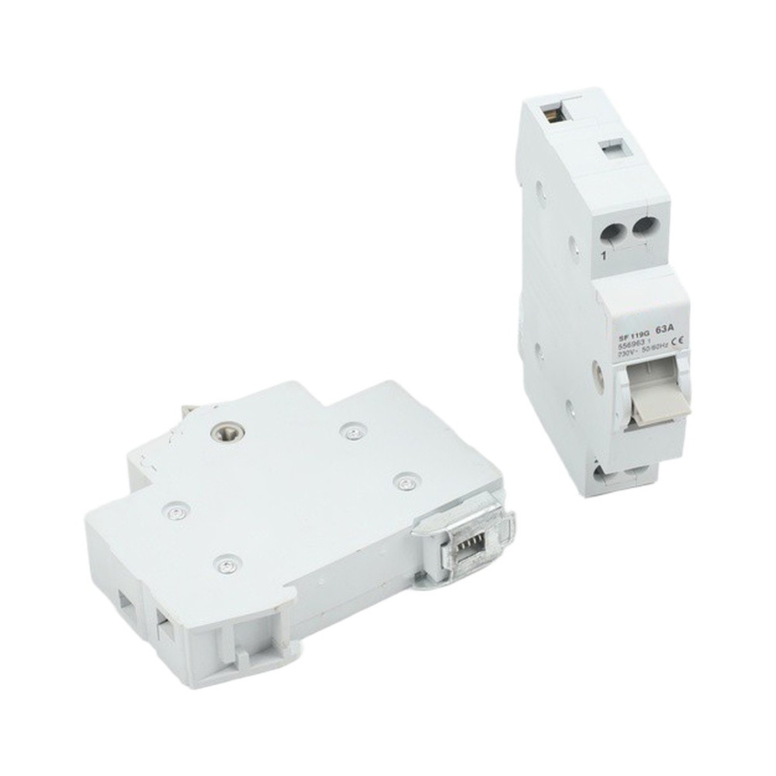Rail Mount Compatible Transfer Switch Circuit Protector Compact Design