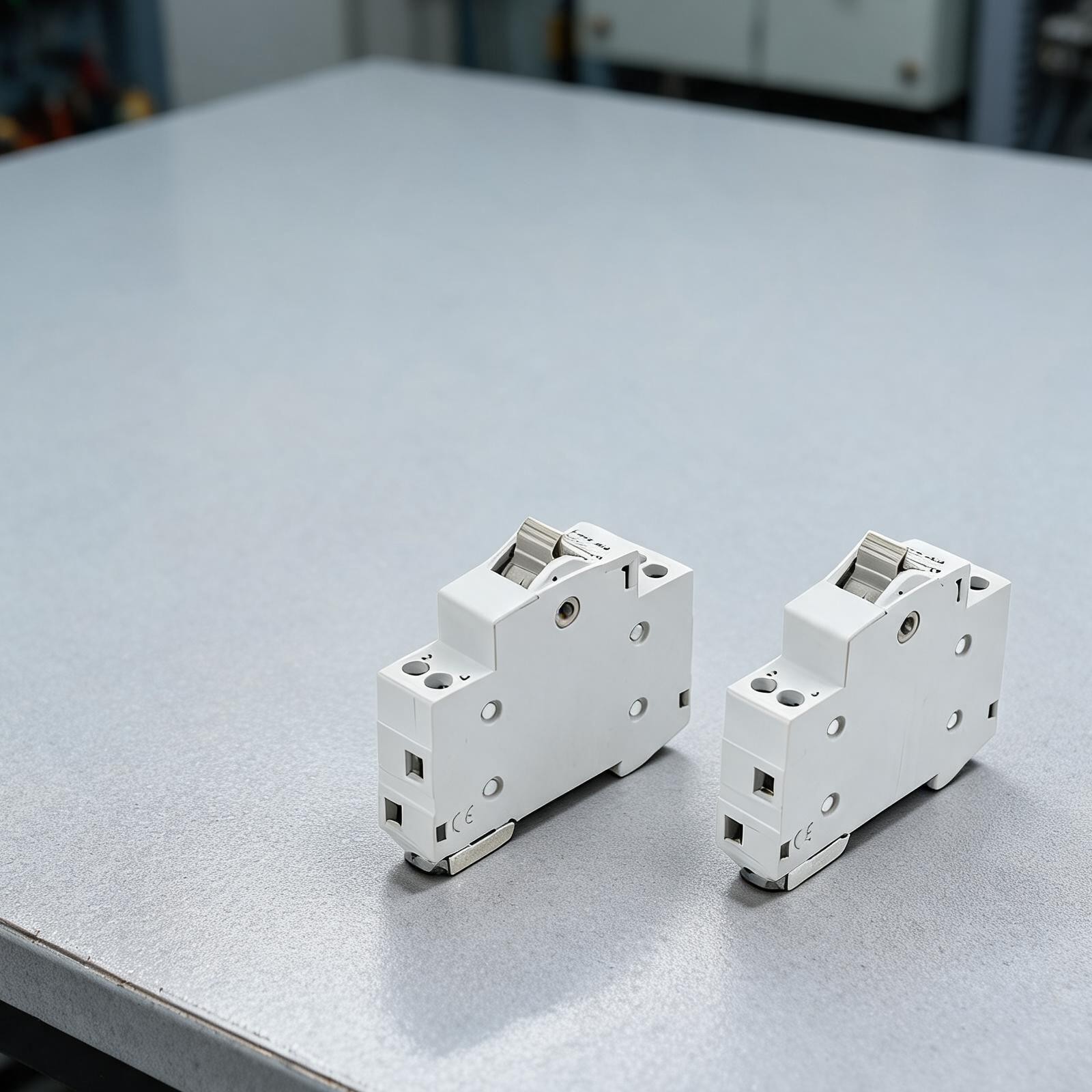 Rail Mount Compatible Transfer Switch Circuit Protector Compact Design