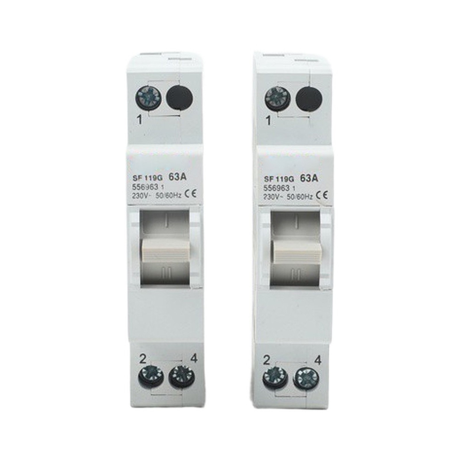 Rail Mount Compatible Transfer Switch Circuit Protector Compact Design
