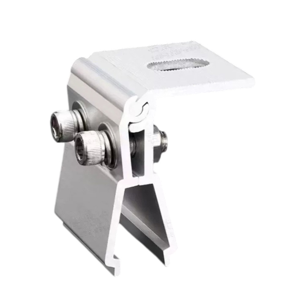 Roof Fold Clamps for PV Solar Panel Arrays Aluminium Alloy 1/4 Pc Set Available