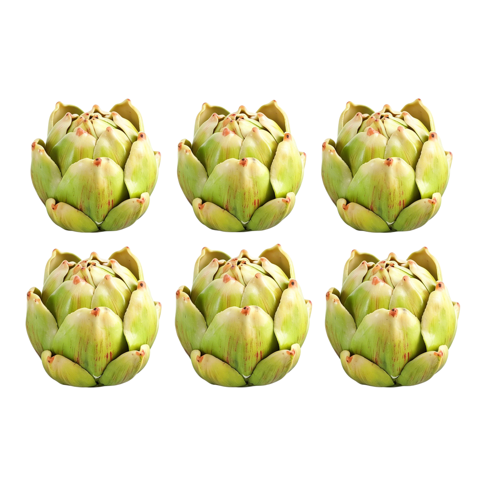 Artificial Artichokes For Glass Jar Arrangements Smooth Polyethylene Build