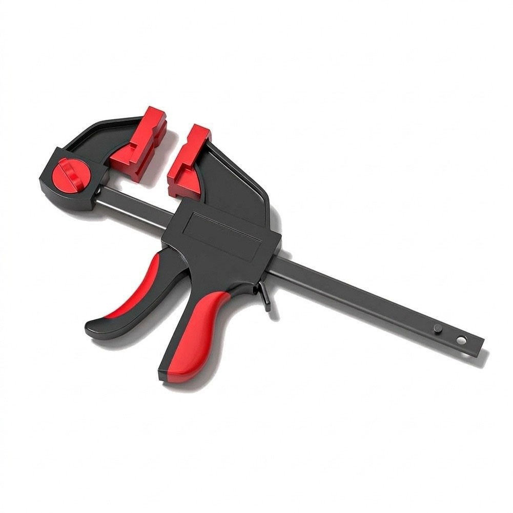 Quick-Release F Style Clamp ABS Material Steel Rods Non-Slip Rubber Ends