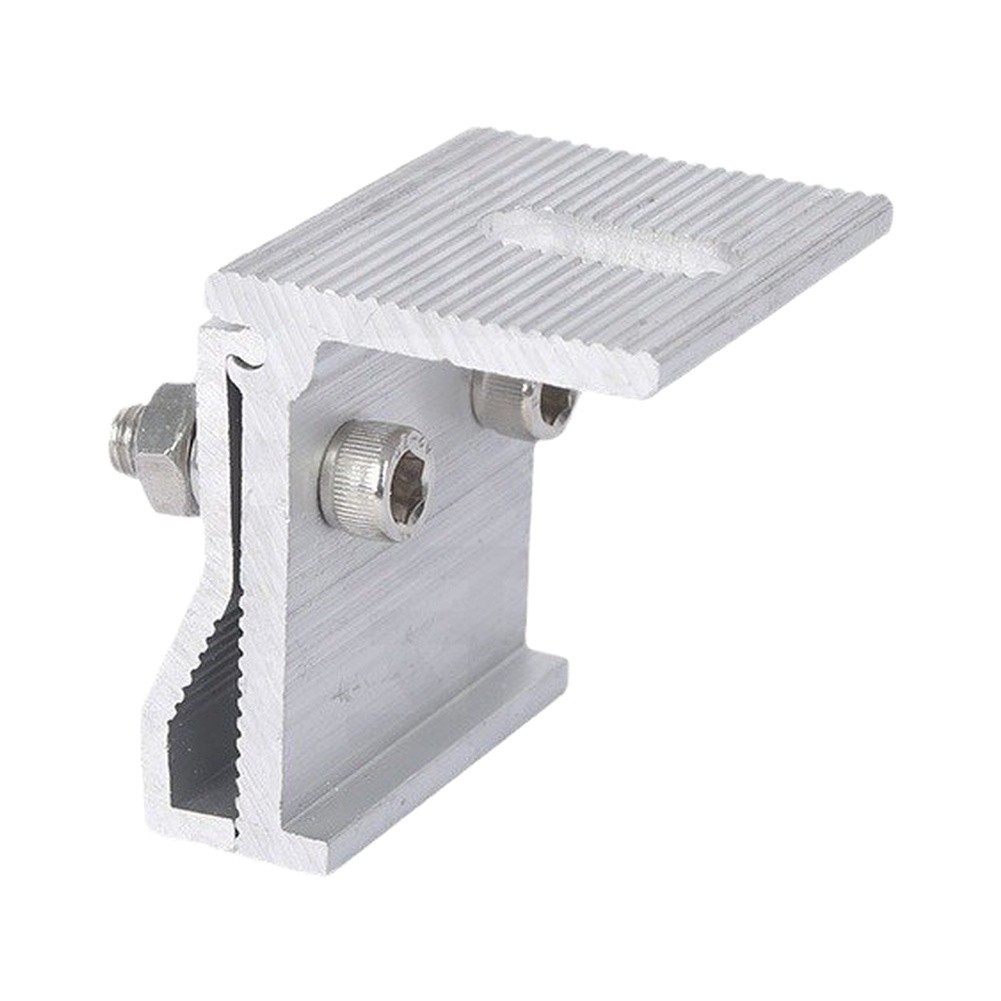 Roof Folding Clamp for PV Panel Mounting Aluminium Alloy Construction 1-4 pcs