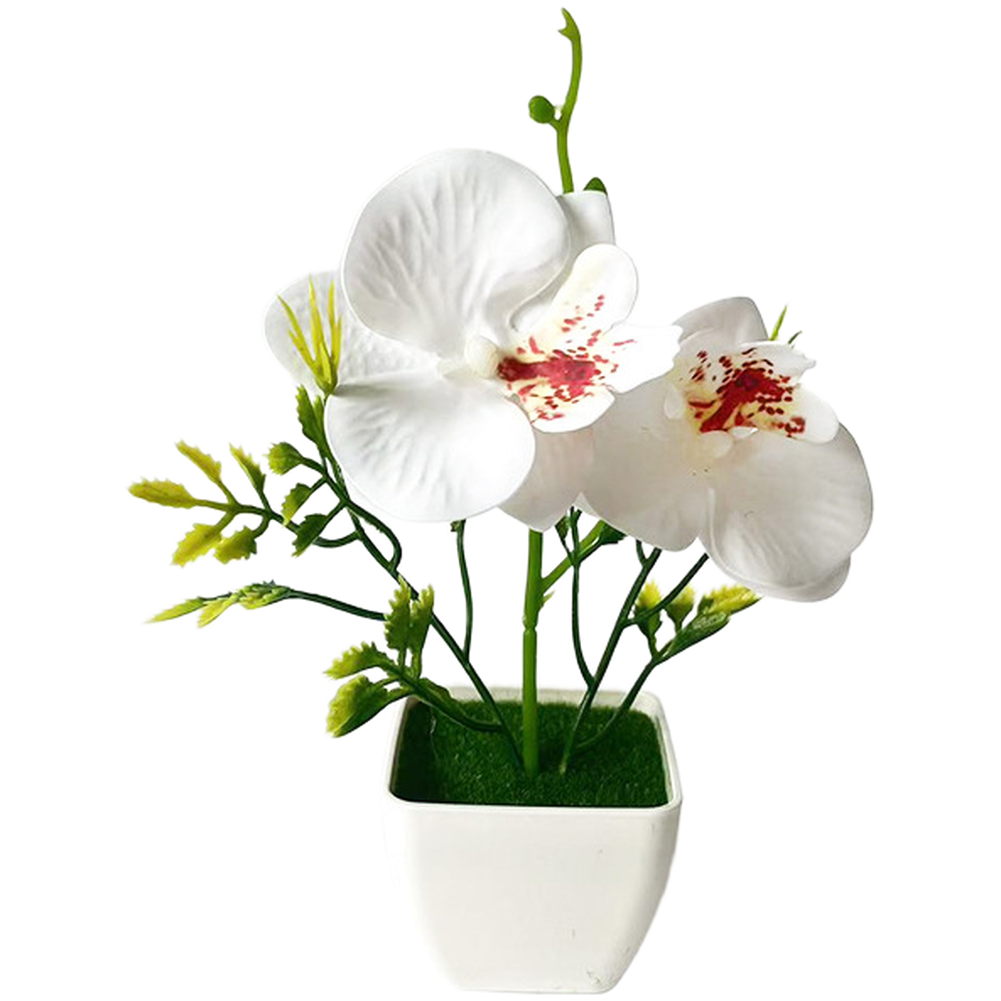 Artificial Orchid Plant with Lifelike Flowers for Living Room Bedroom Decor