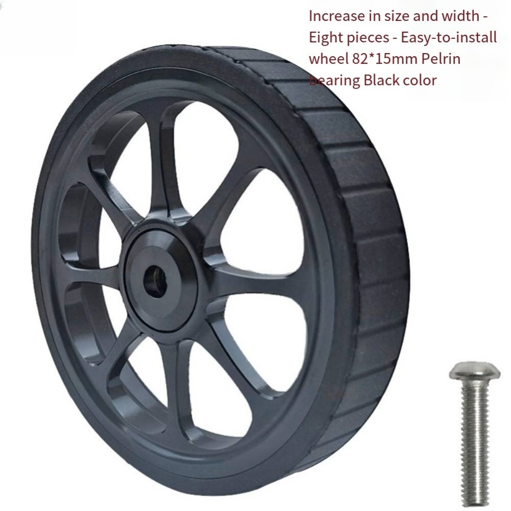 Black Red Silver Gold 82mm For Folding Bike Wheel with Smooth Bearing Axle