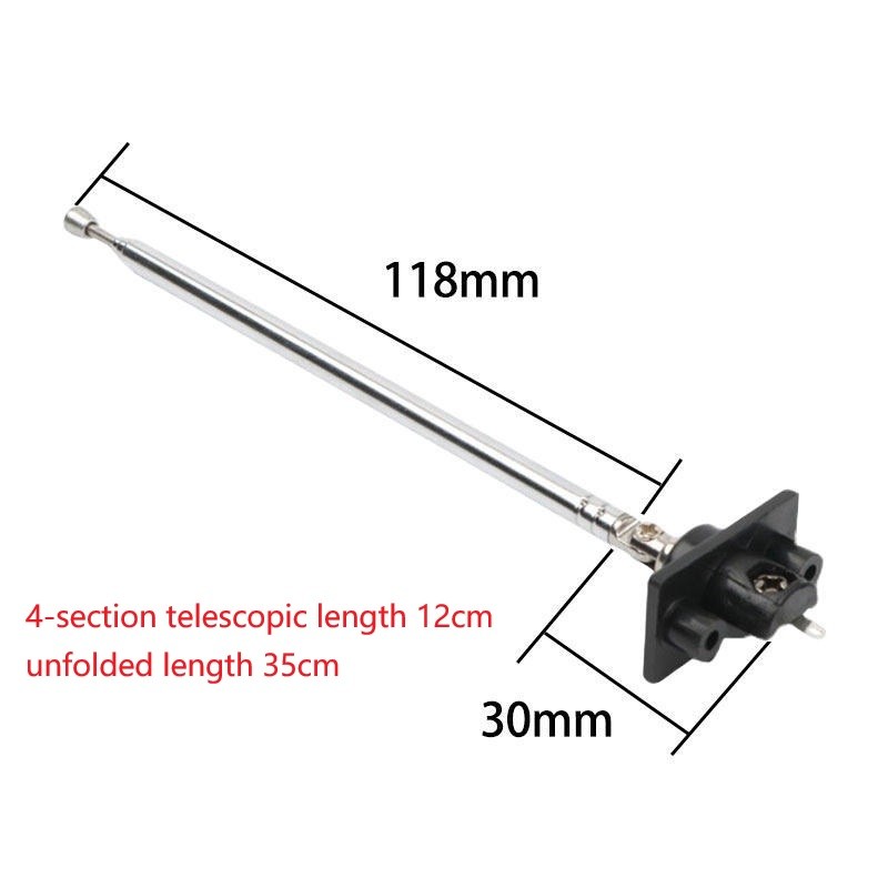 For FM Radio Telescopic with 12cm Retracted and 700mm Extended Length
