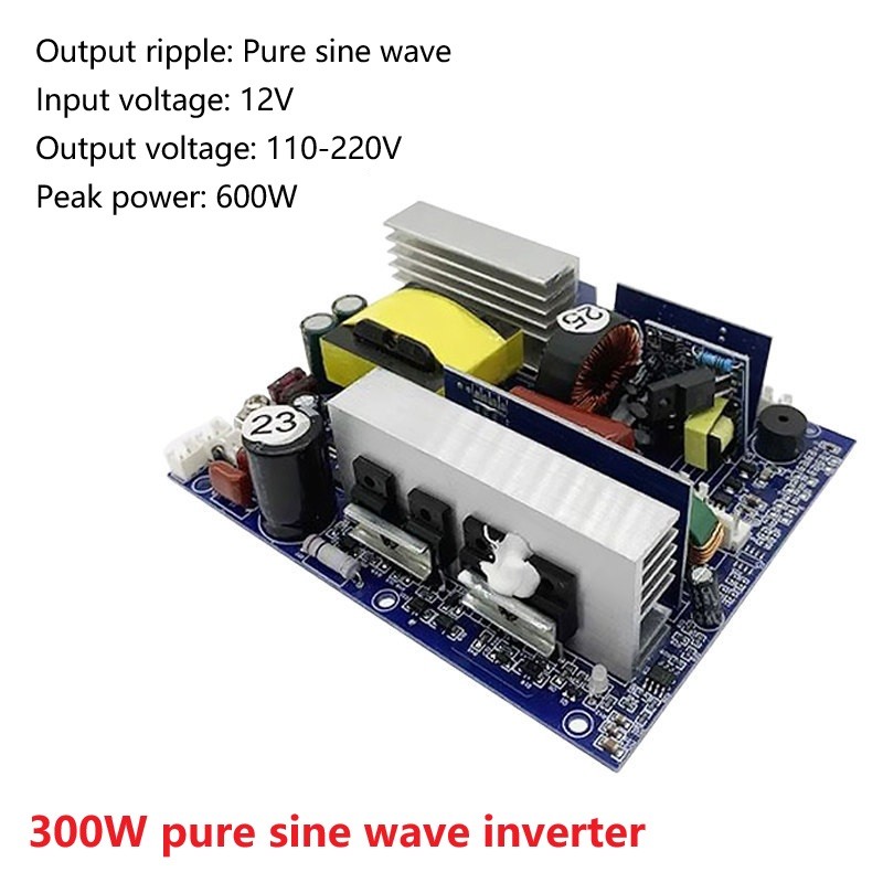 12V 24V 48V to 220V Pure Sine Wave Inverter 300W 500W for Solar Energy Systems