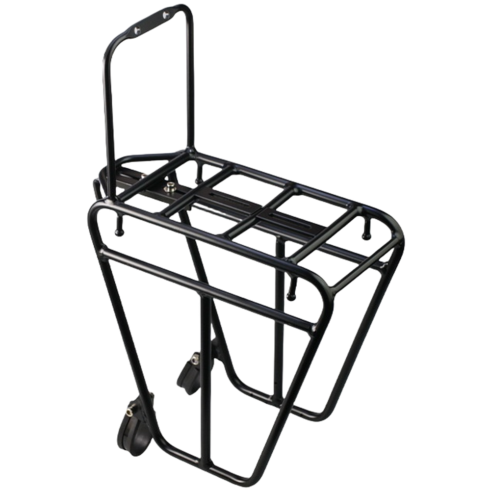 Lightweight Aluminum Mountain Bike Front Rack with Center Mount for Shock Forks