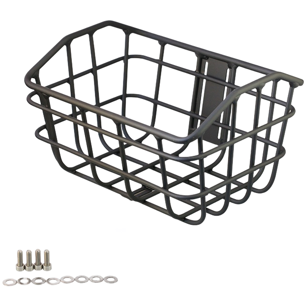 Stable Center of Gravity Aluminum Front Bike Basket 34.5 x 13 x 20.5cm