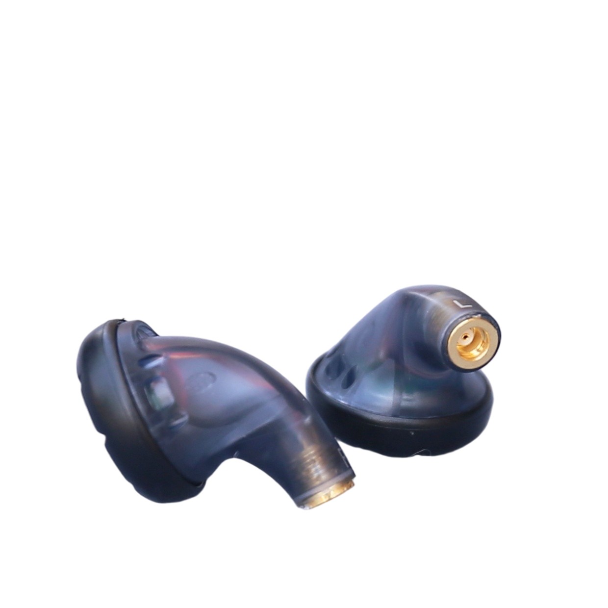 Transparent MMCX Headphone Head with Balanced Bass and Treble Response