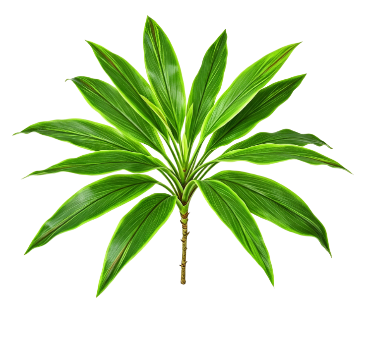 55cm Artificial Dracaena Plant Green White Green Purple Red for Indoor Styling