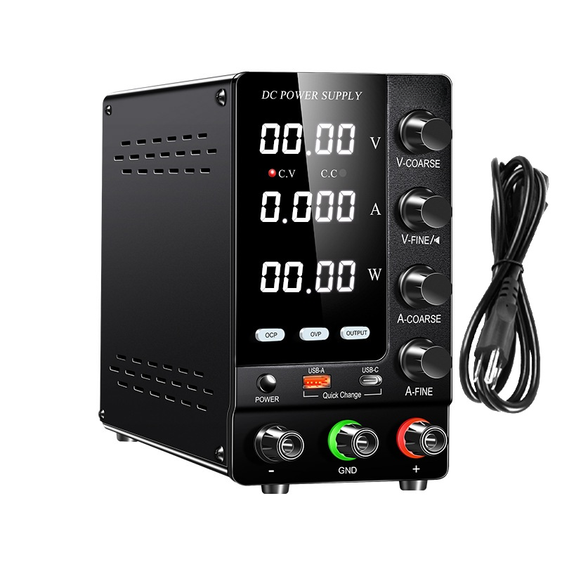 Regulated DC Supply SPS-C3010S 0-30V 10A USB A and USB C Fast Charge