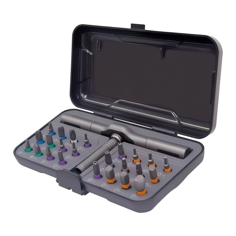 Ratcheting Screwdriver Set 42 Piece with Rust Resistant Tool Steel Bits