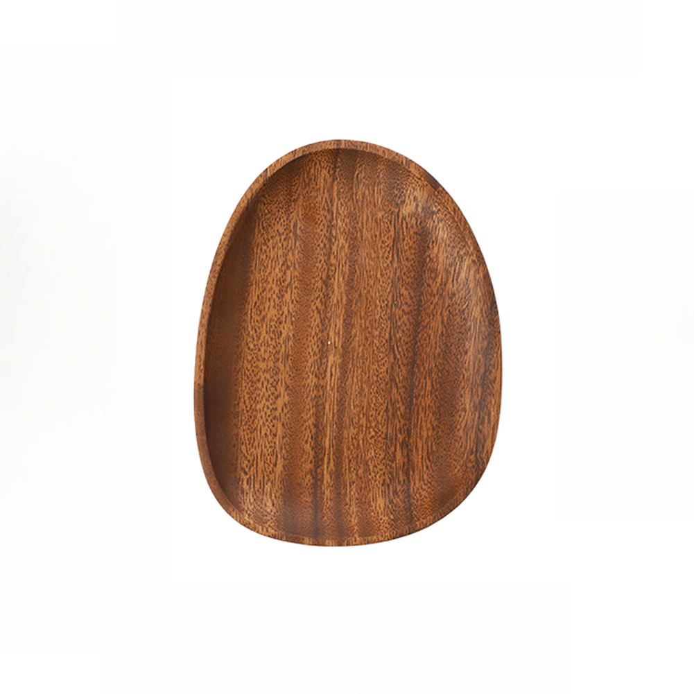 Japanese Style Wooden Snack Tray Walnut Material for Sushi Dessert Display