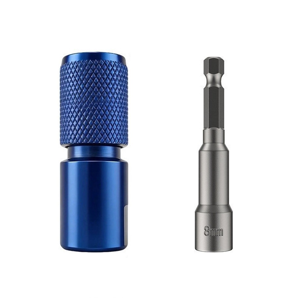 Rust Resistant Alloy Angle Grinder Quick Lock Adapter 6.35mm Hex Compatibility