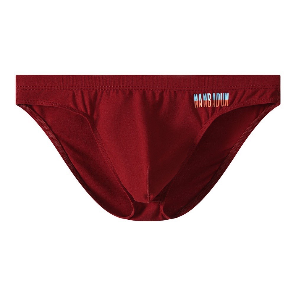 Men Briefs Underwear Low Waist Bulge Pouch Sports Style Polyester Spandex Blend