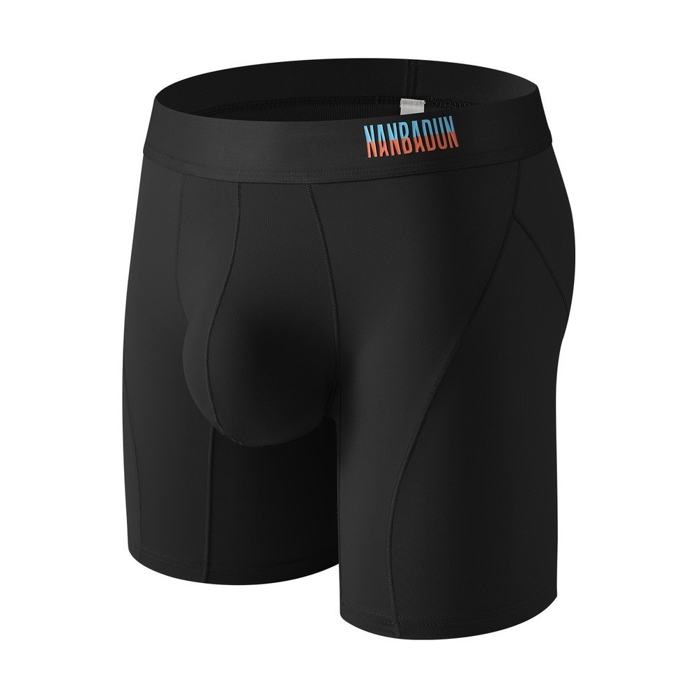 Men’s Five Point Sports Boxer Shorts Extended Leg 95% Nylon 5% Spandex Blend