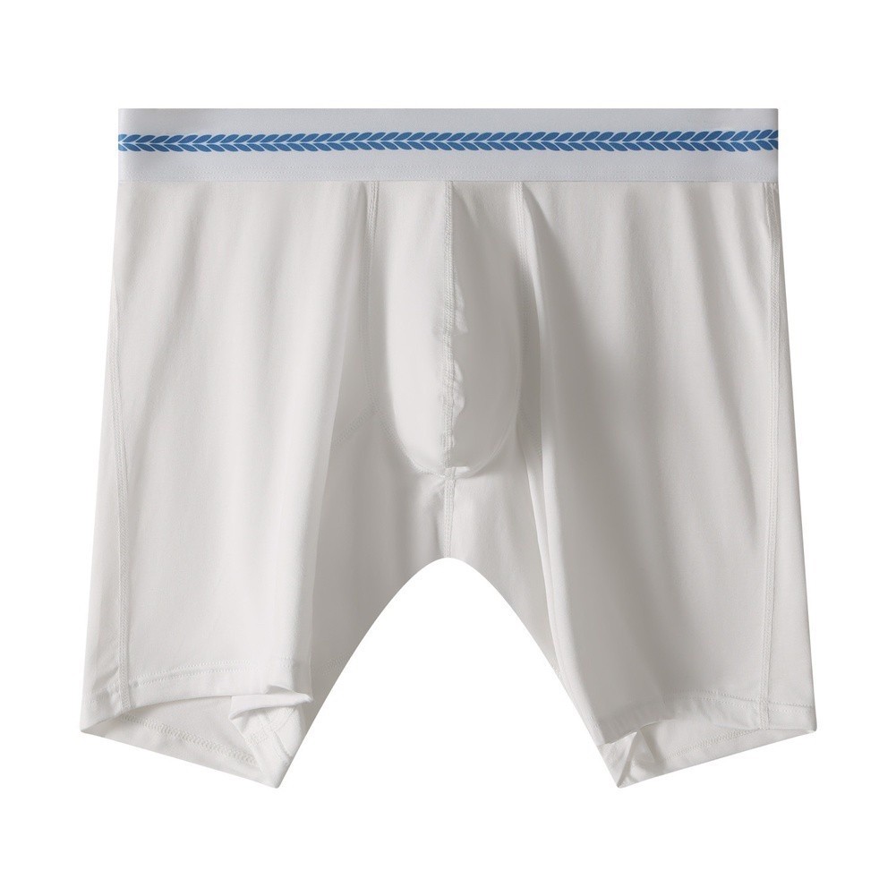 Boxer Shorts Men’s Middle Waist Bulge Pouch Trunks Sports Underwear Polyester