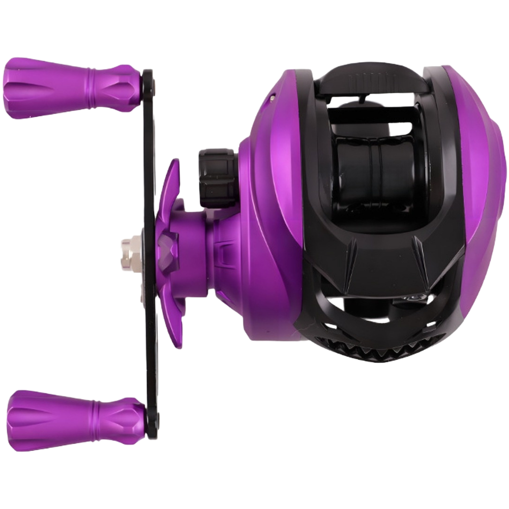 Precision Baitcasting Reel with Drag Alarm Porcelain Line Guide 7.2:1 10KG Drag