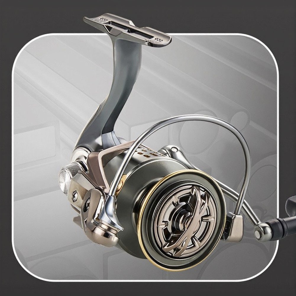 Composite Shell Spool Reel 5.2:1 12kg Brake 6+1 BB 287g 300g 405g 412g