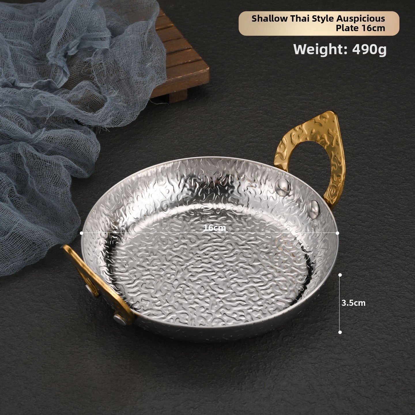 Thai Style 304 Stainless Steel Hot Pot Pot 16 cm 18 cm 20 cm 22 cm 24 cm 26 cm