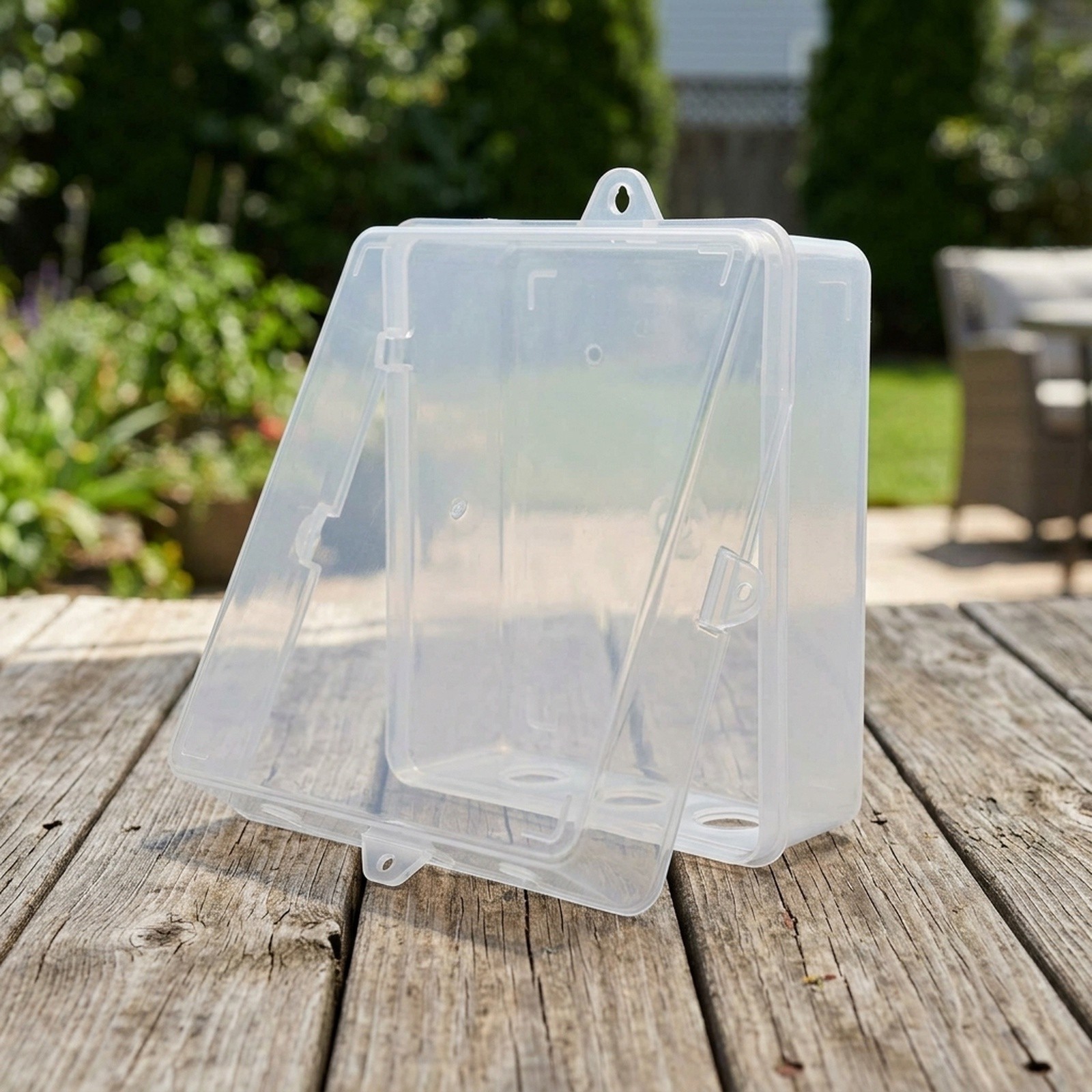 Rainproof Extension Box Large Lockable Outdoor Electrical Extension Cord