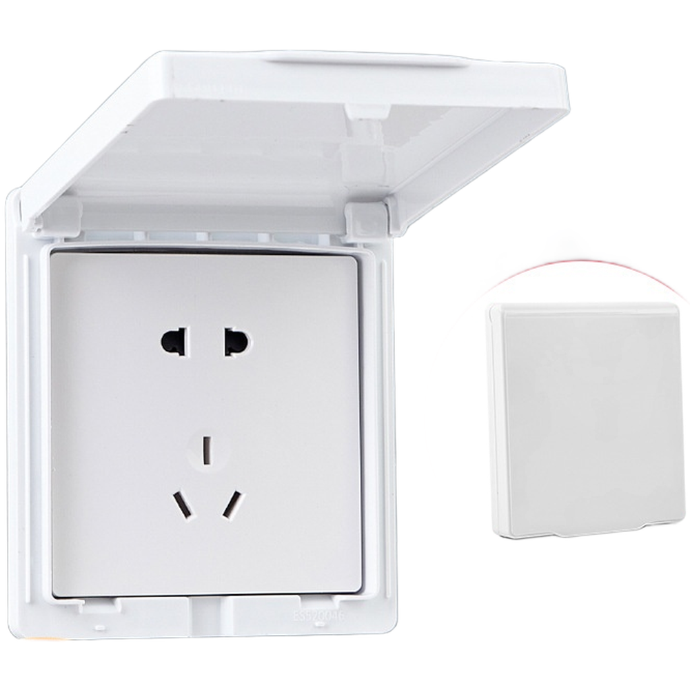 For 86mm Waterproof Junction Box Cover for Bathroom Kitchen Dustproof Design